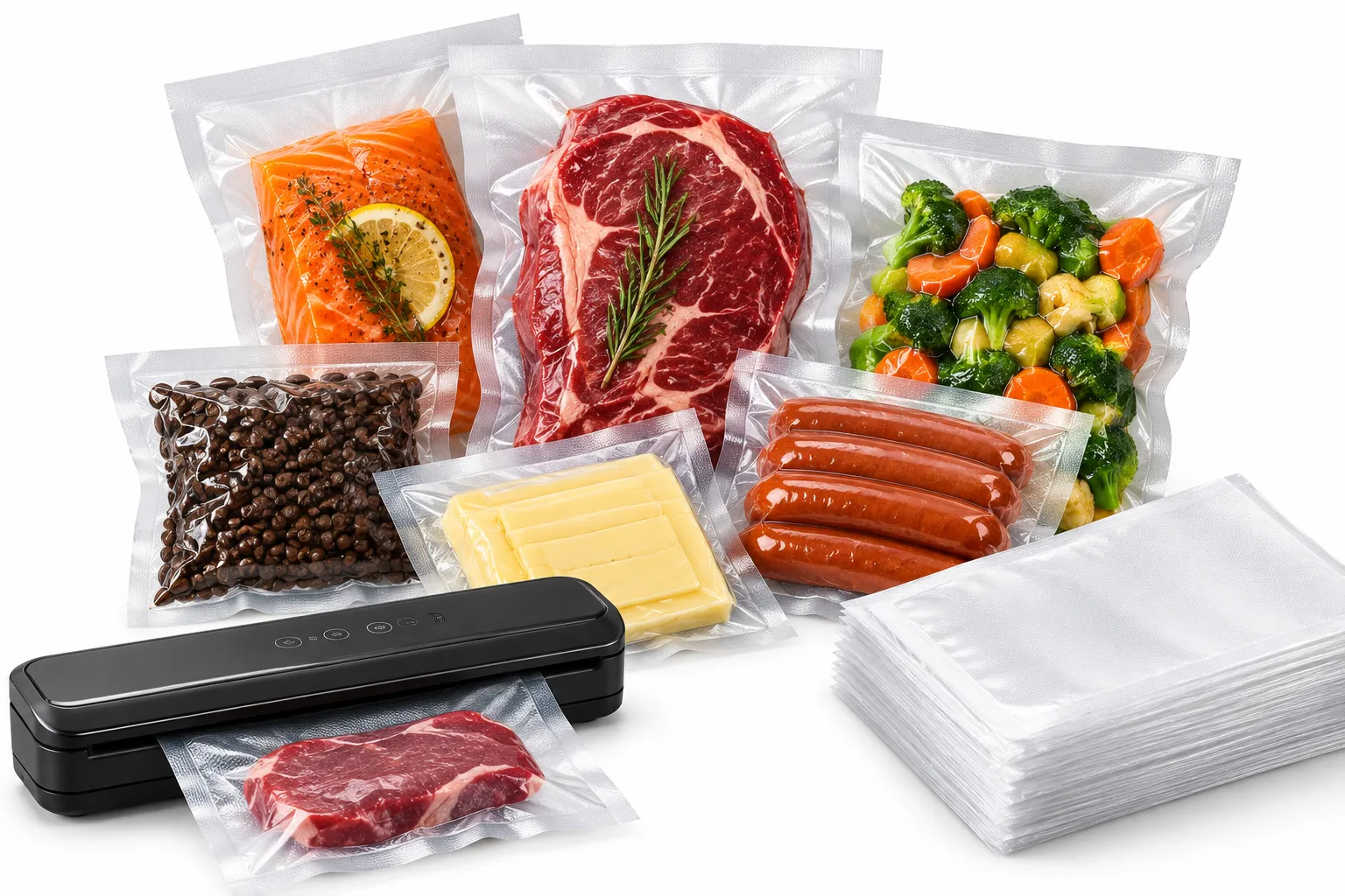High Barrier Vacuum Sealed Bags for Better Storage